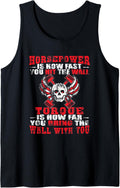 Diesel Mechanic Funny Horsepower Torque Tank Top