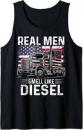 Real Men Smell Like Diesel Cool Semi Trailer