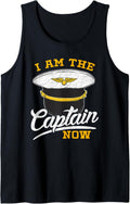 I Am Captain Now Airplane Boat Captain Cap