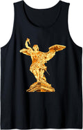 Golden Archangel Michael Tank Top