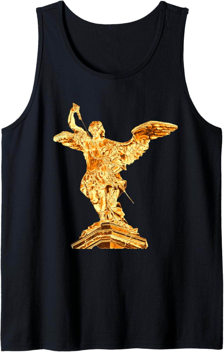 Golden Archangel Michael Tank Top