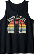 Vintage Retro Sour Diesel Weed Cannabis Stoner Tank