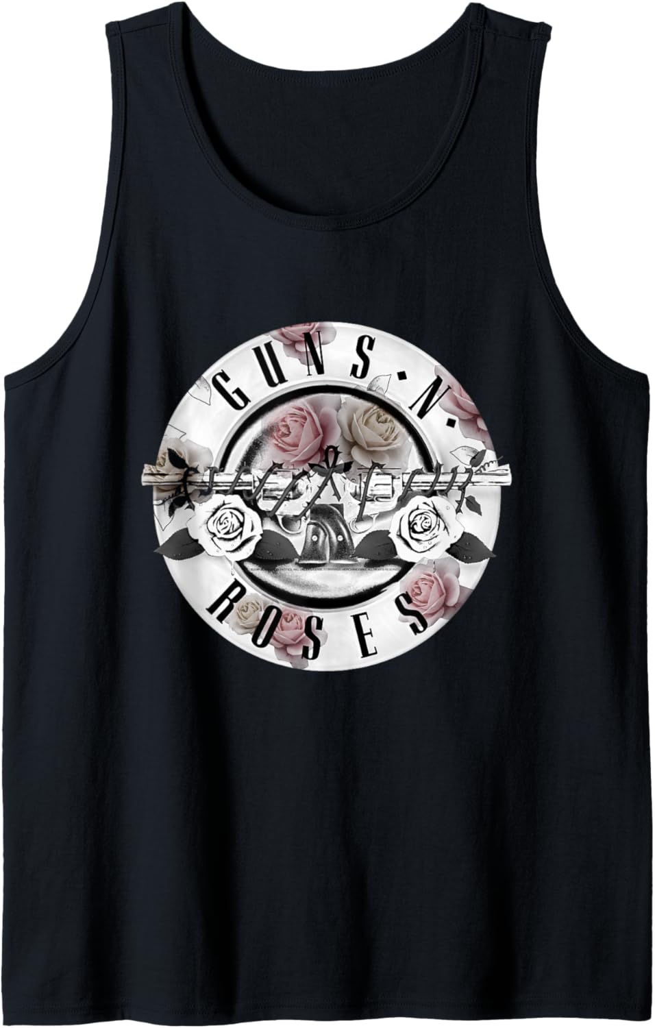 Guns N Roses Official Floral Bullet Tank Top