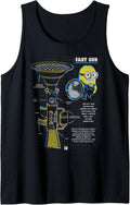 Despicable Me Minions Fart Gun Schematics Portrait Tank Top