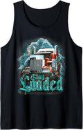 Truck Driver Design Men Dad Big Rig Semi