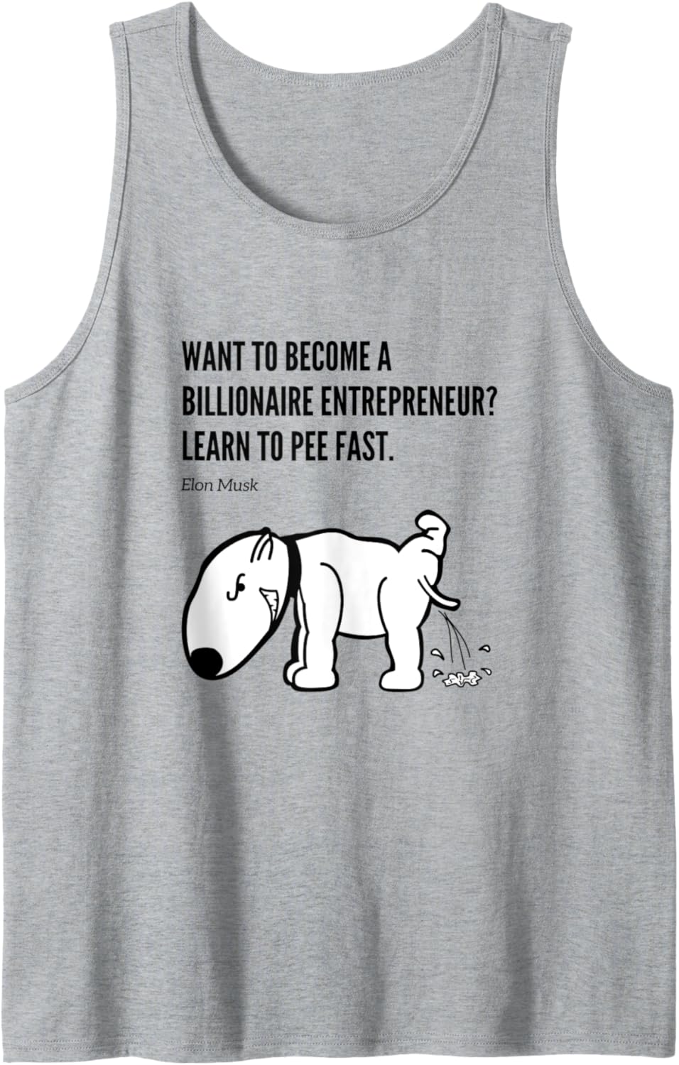 Diesel Dog Design Billionaire Entrepreneur Fashion T Tank