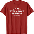 Retro Steamboat Springs Colorado Mens Womens Travel Souvenir