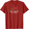 Funny Red Roses Saying Life Is Better On