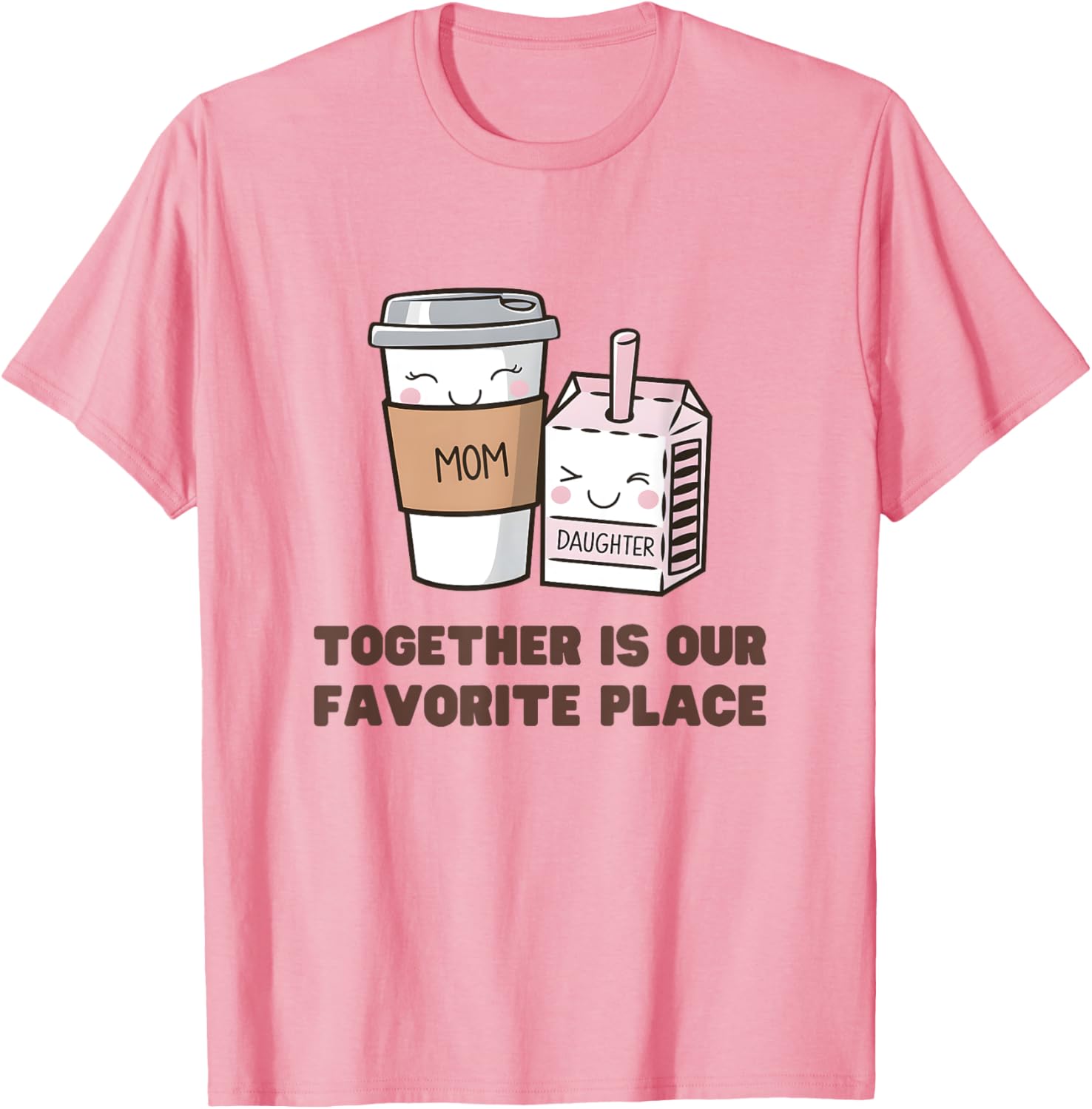 Girl TOGETHER IS OUR FAVOURITE PLACE Twinning Coffee Juice