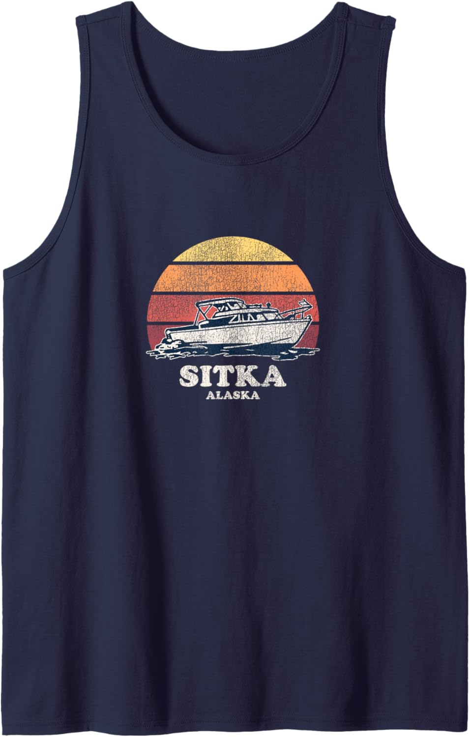 Sitka Ak Vintage Boating 70S Retro Boat Design