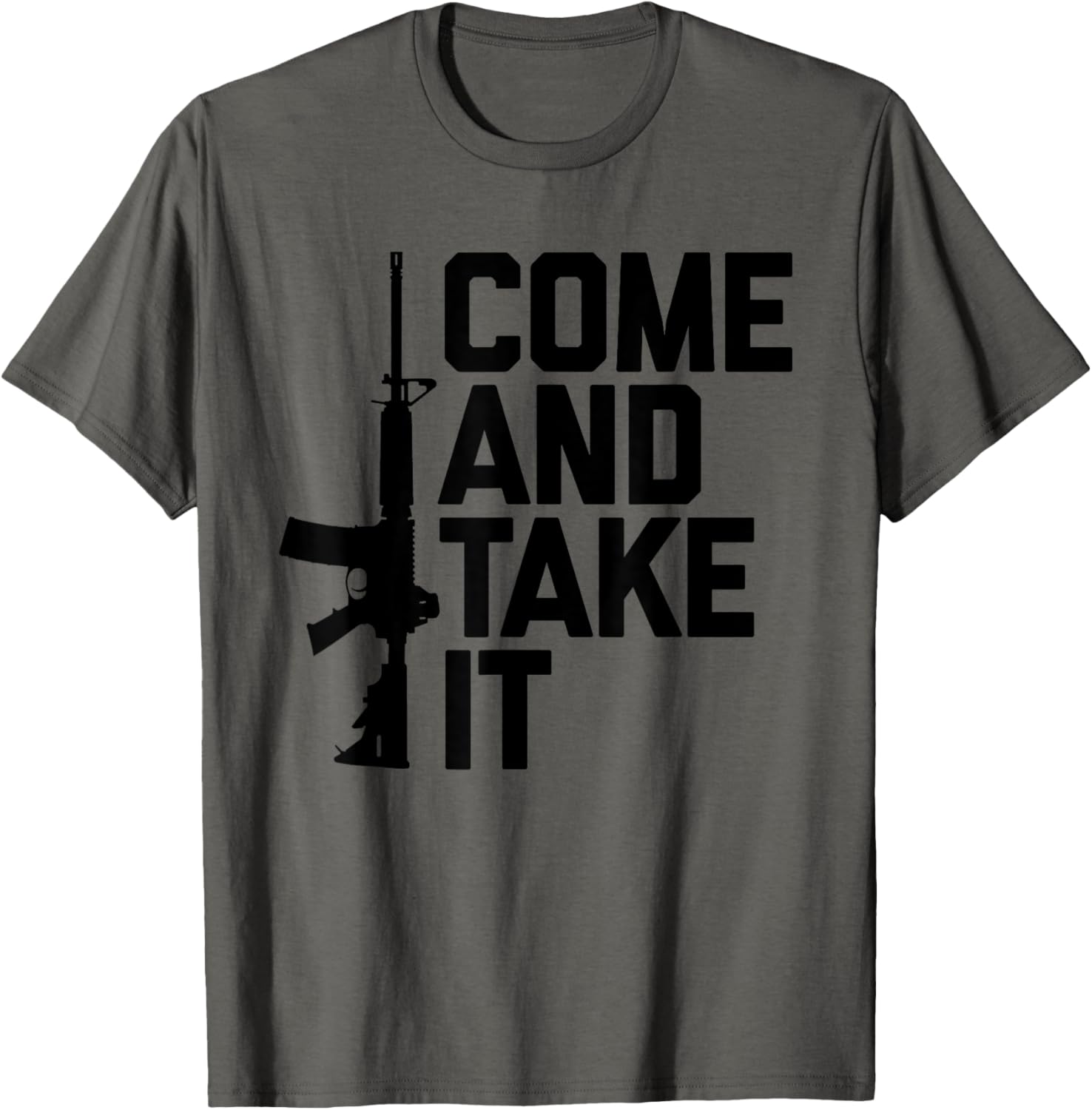 Come Take It Ar 15 Machine Gun Tee Shirt
