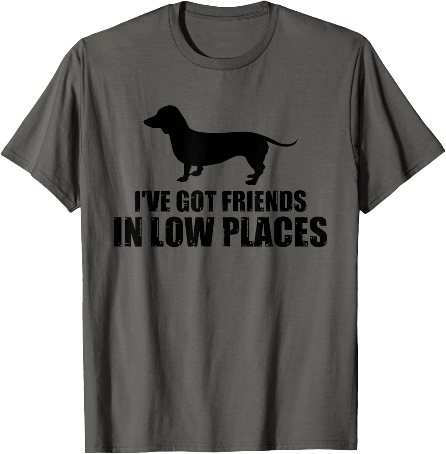 Wiener Dog I've Got Friends In Low Places Funny Dachshund