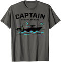 Captain My Boat Rules Pontoon Owner Boater Men