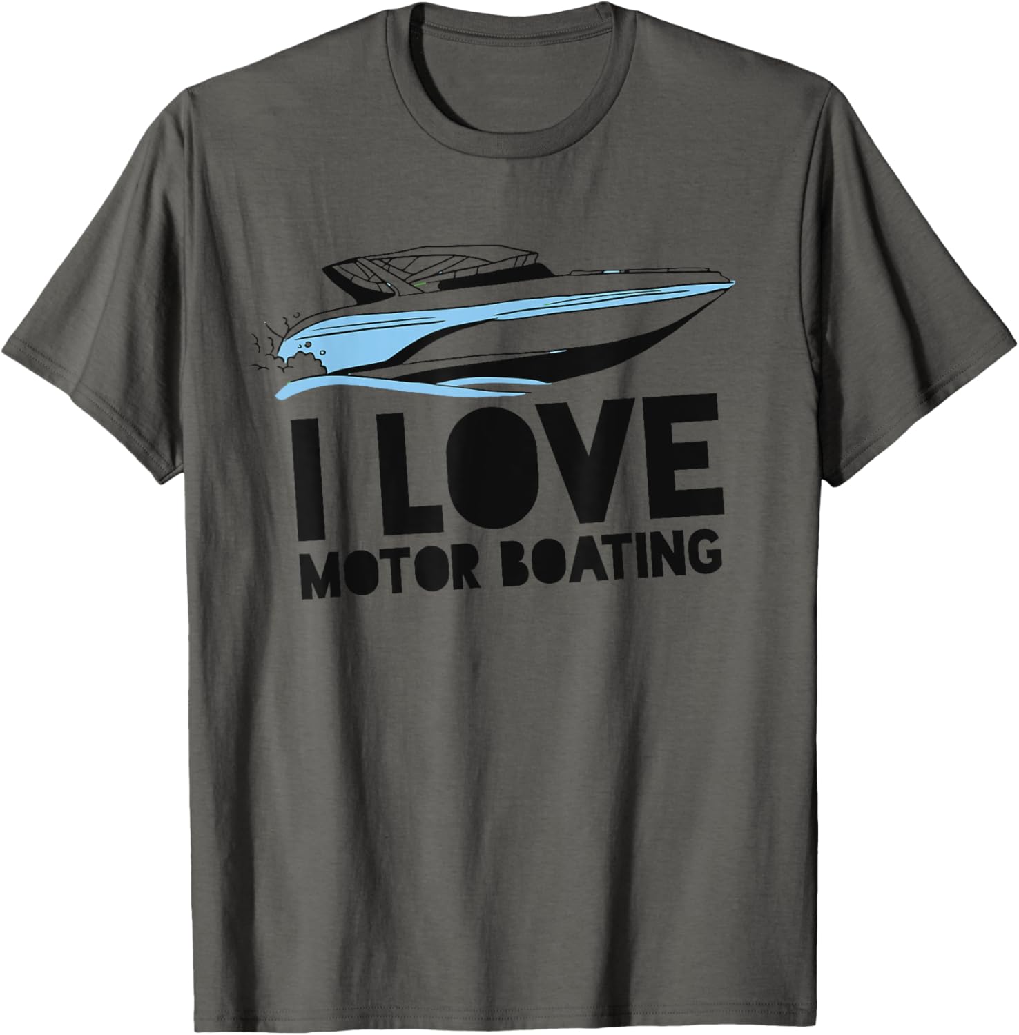 I Love Motor Boating Funny Boat