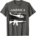 America Huey Guns T Shirt Guys