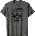 Southern Charmed Armed Womens Funny Pro Gun Owner