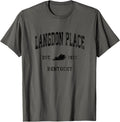 Langdon Place Kentucky KY Vintage Athletic Black Sports Desi