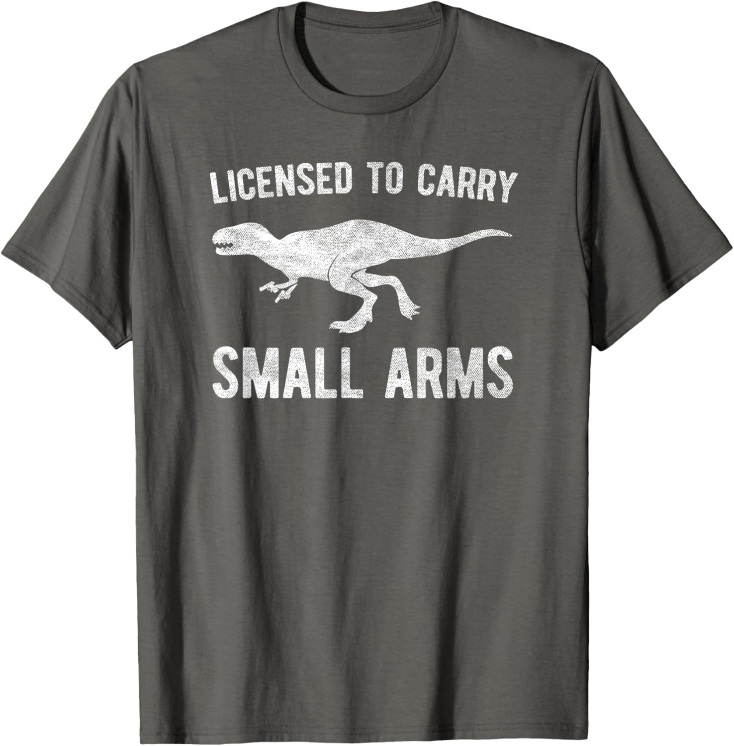 Licensed To Carry Small Arms Tshirt Funny T Rex Gun Shirt