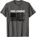 Funny Pro Choice Gun American Flag Patriots Gun Lovers