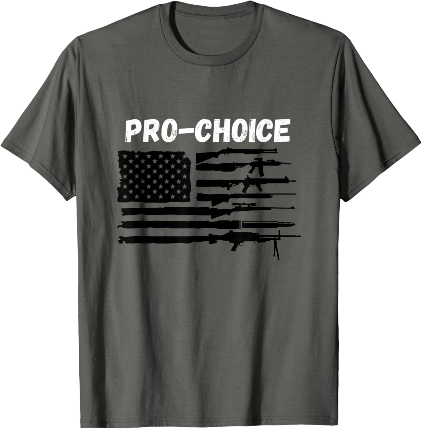Funny Pro Choice Gun American Flag Patriots Gun Lovers