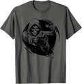 Funny Skeleton Reaper Gun Halloween Scary Men Women