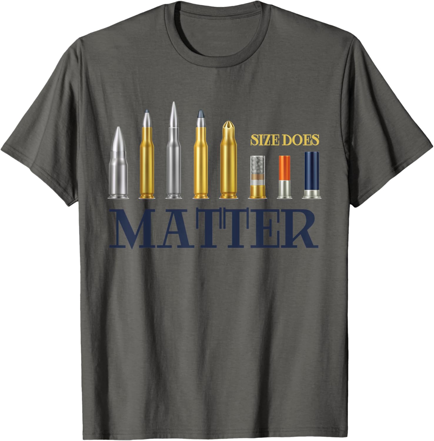 Pro Gun Bullets Ammunition Lover Size Does Matters