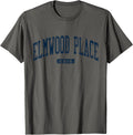 Elmwood Place Ohio OH College University Style Blue