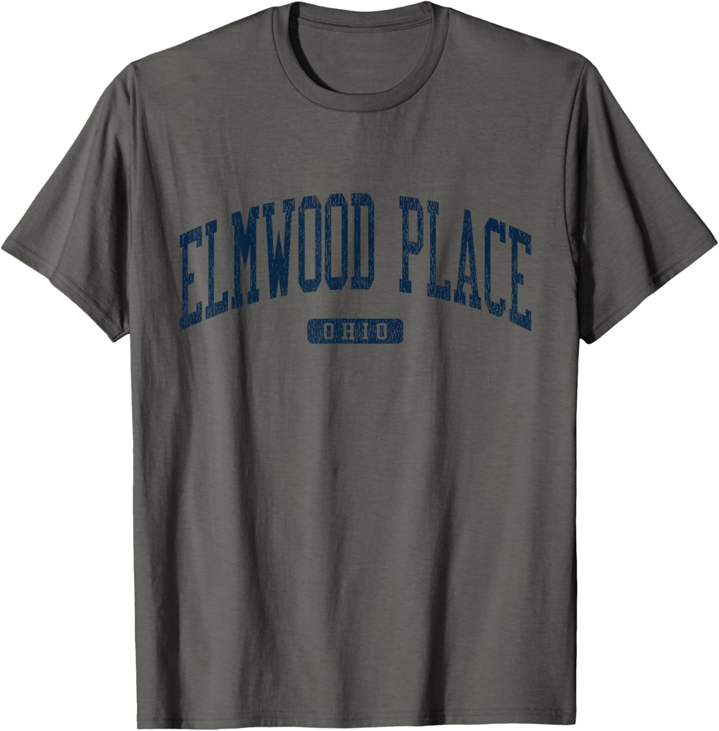 Elmwood Place Ohio OH College University Style Blue