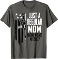 Just A Regular Mom Raising Wolves Not Sheep Womens Gun
