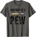 Anatomy Of A Pew Funny Bullet Graphic Guns Lover