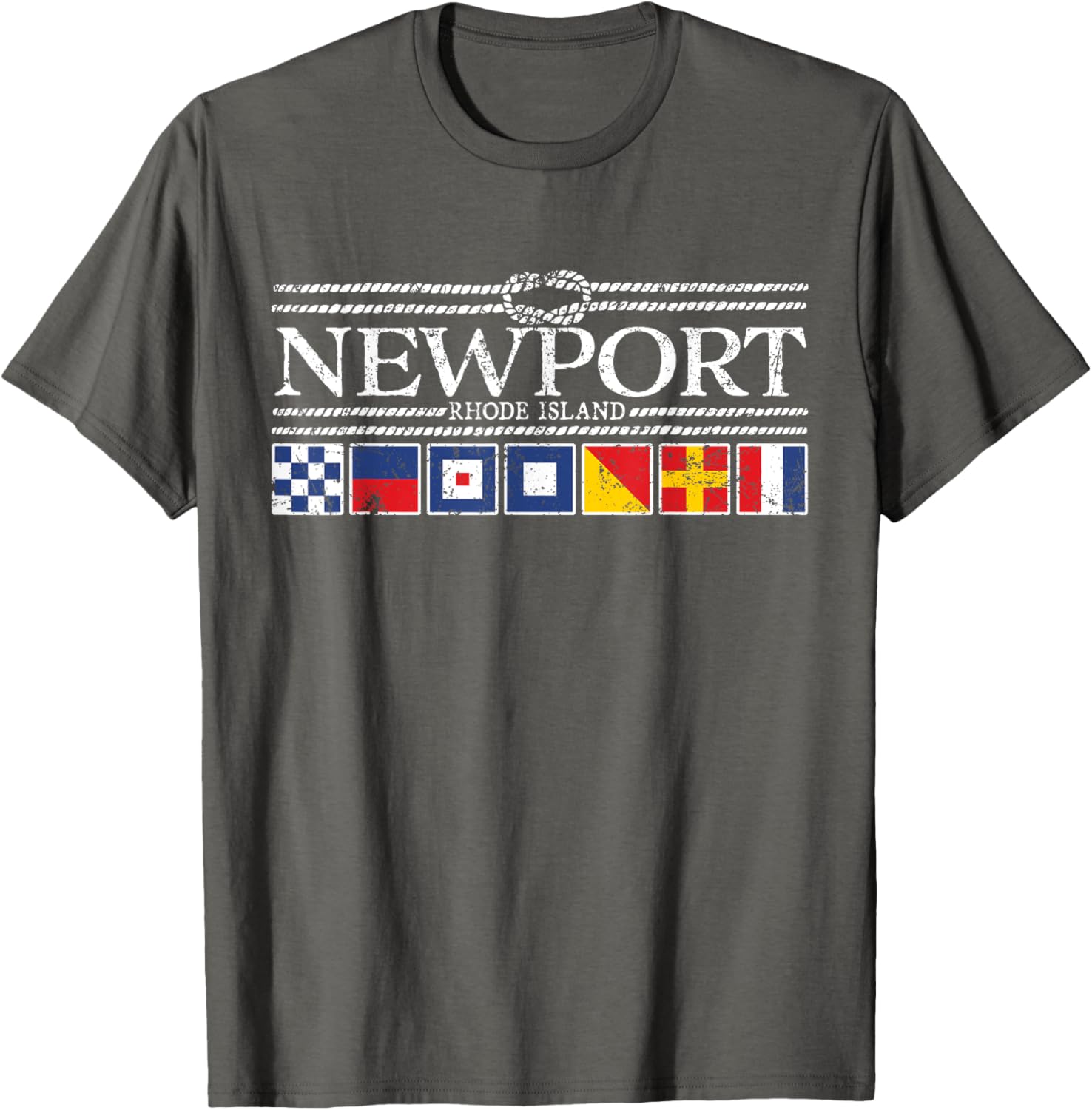Newport Rhode Island Nautical Boat Flag