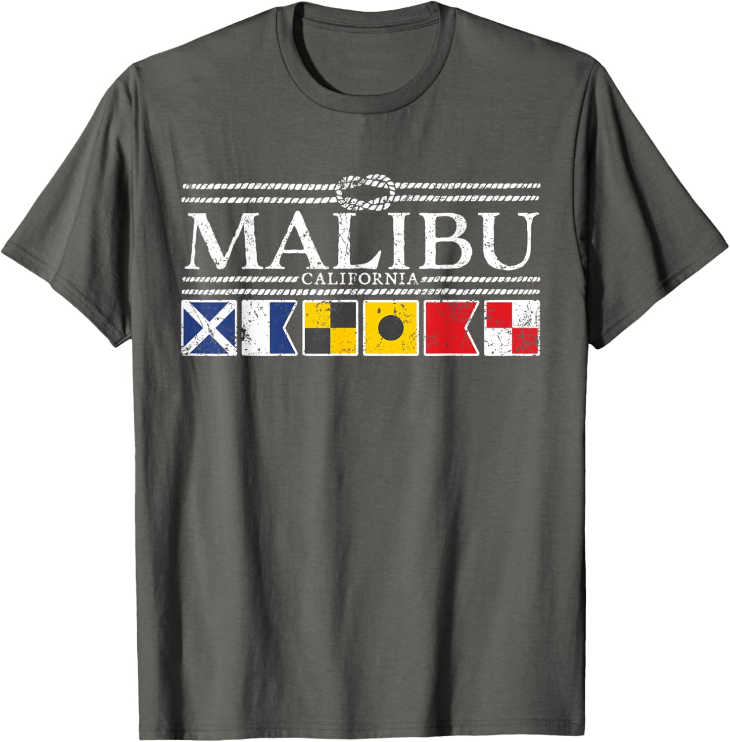 Malibu California Nautical Boat Flag