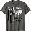 Just A Regular Dad Raising Wolves Not Sheep Mens Gun
