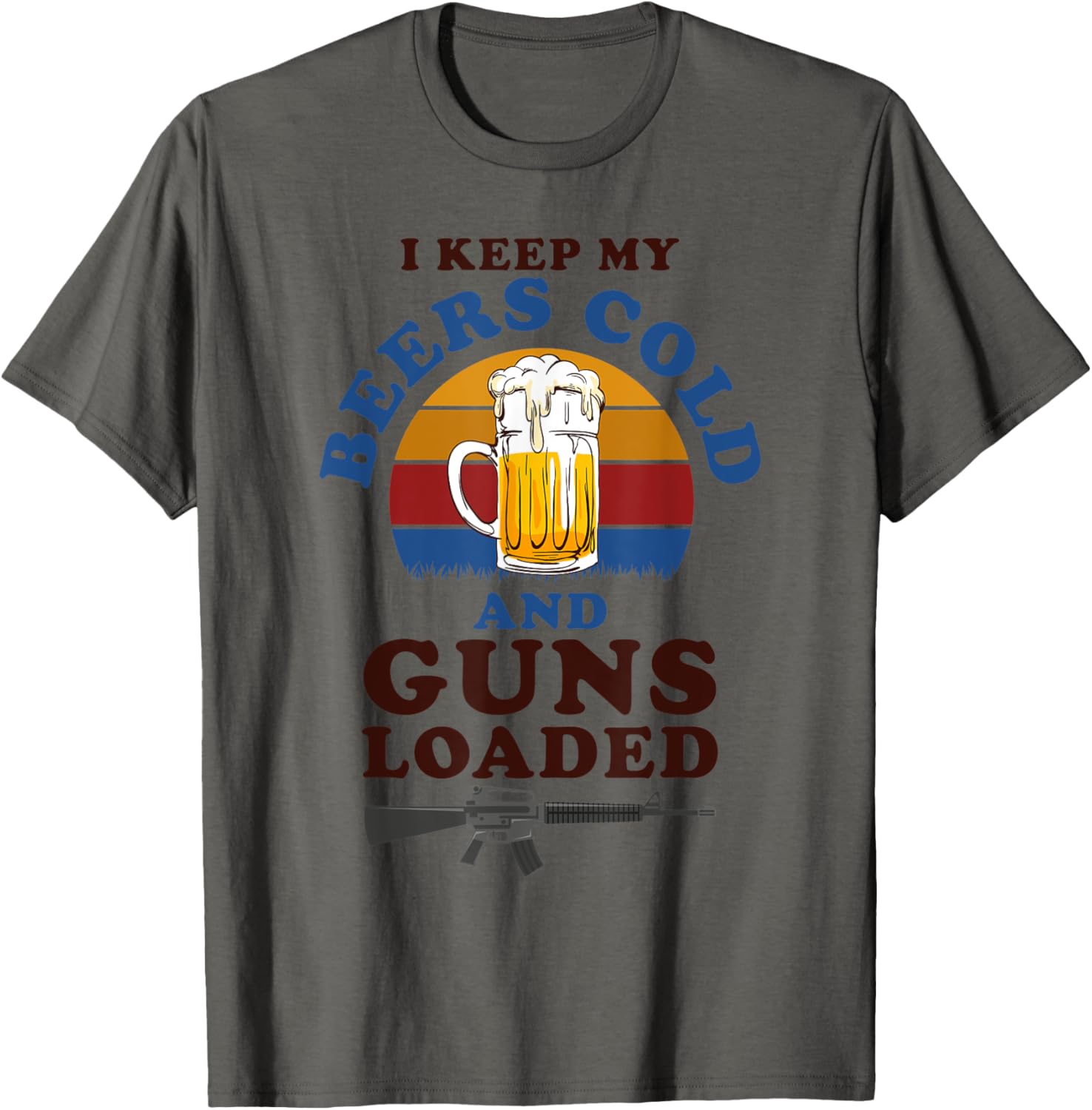 Funny Beer Lover Pro Gun Advocate Conservative Republican
