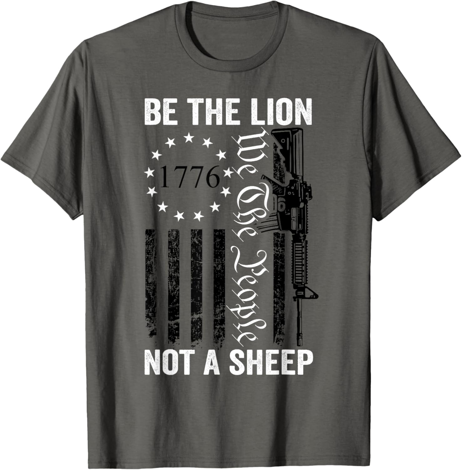Be Lion Not A Sheep Ar15 2Nd Amendment Pro Gun Rights