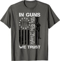 In Guns We Trust We People Usa Flag Pro Gun Ar15 T