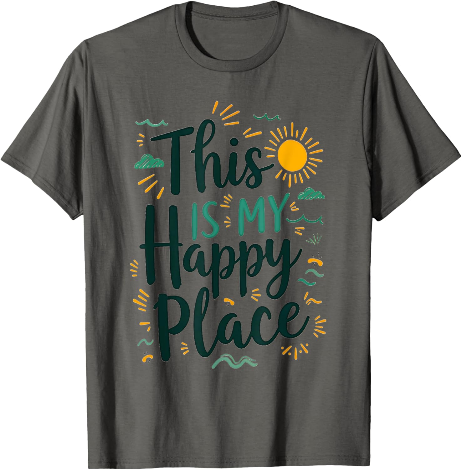 This is My Happy Place - Beach Vibes - Inspirational Quote