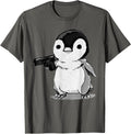 Eagerlys Little Penguin Holding A Gun Vintage Art