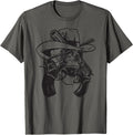 Skull With Crossing Pistols Or Guns