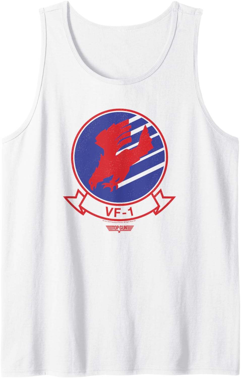 Top Gun Vf 1 Fighter Squadron 1 Logo Tank Top