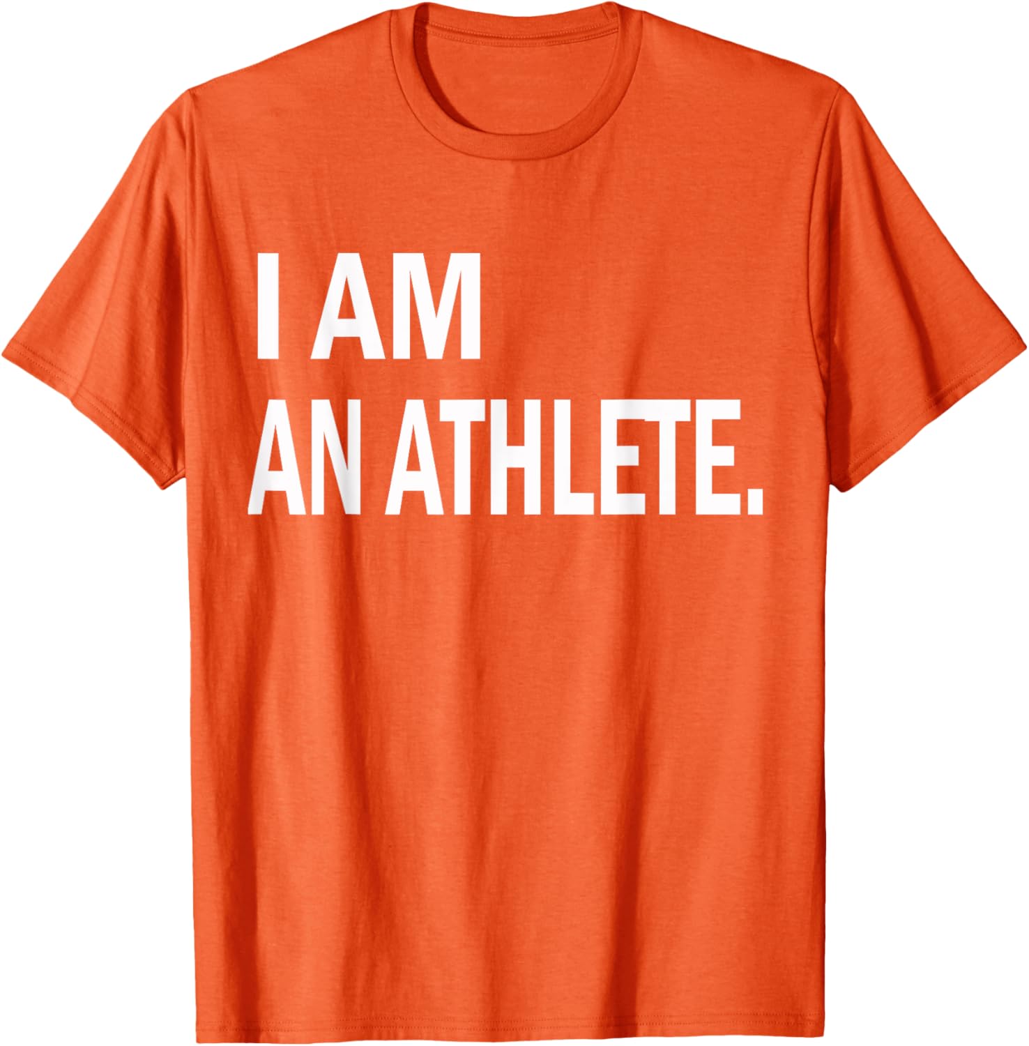 I Am An Athlete Anti Gun Reform Control Wear Orange