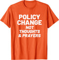 Enough Thoughts And Prayers Orange Anti Gun Violence