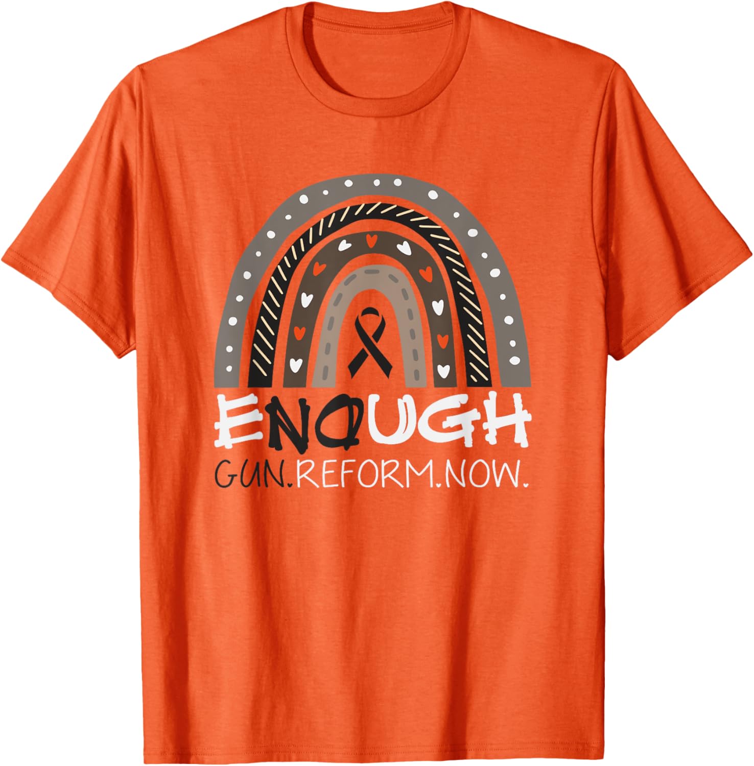 Rainbow Enough Gun Reform Now Shirt End Gun Violence