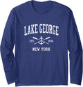Lake George Ny Vintage Crossed Oars Boat Anchor
