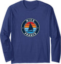 Nice France Vintage Sailboat Retro 70S Long Sleeve