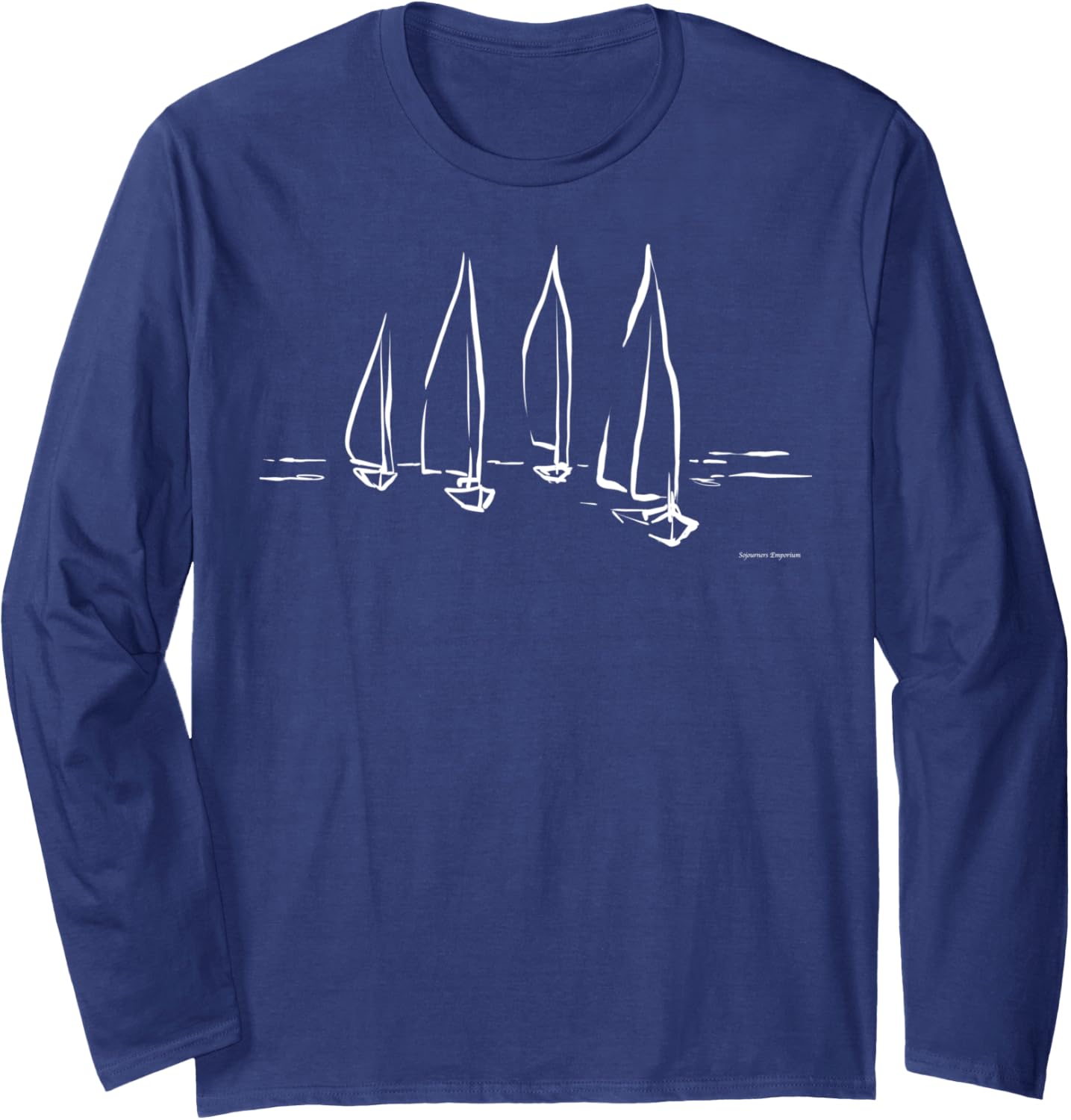 Sailboats On Open Water Nautical Theme Sailing Boating