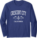 Crescent City Ca Vintage Crossed Oars Boat Anchor