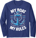 Funny Captain Boating My Boat My Rules Captain