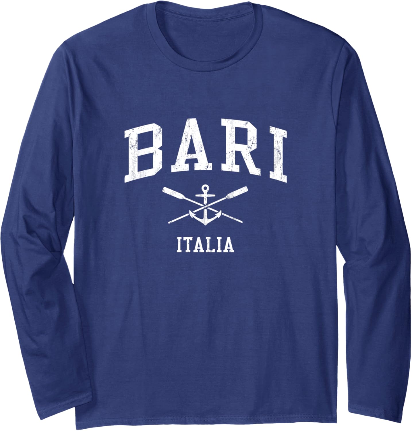 Bari Vintage Crossed Oars Boat Anchor Sports Long