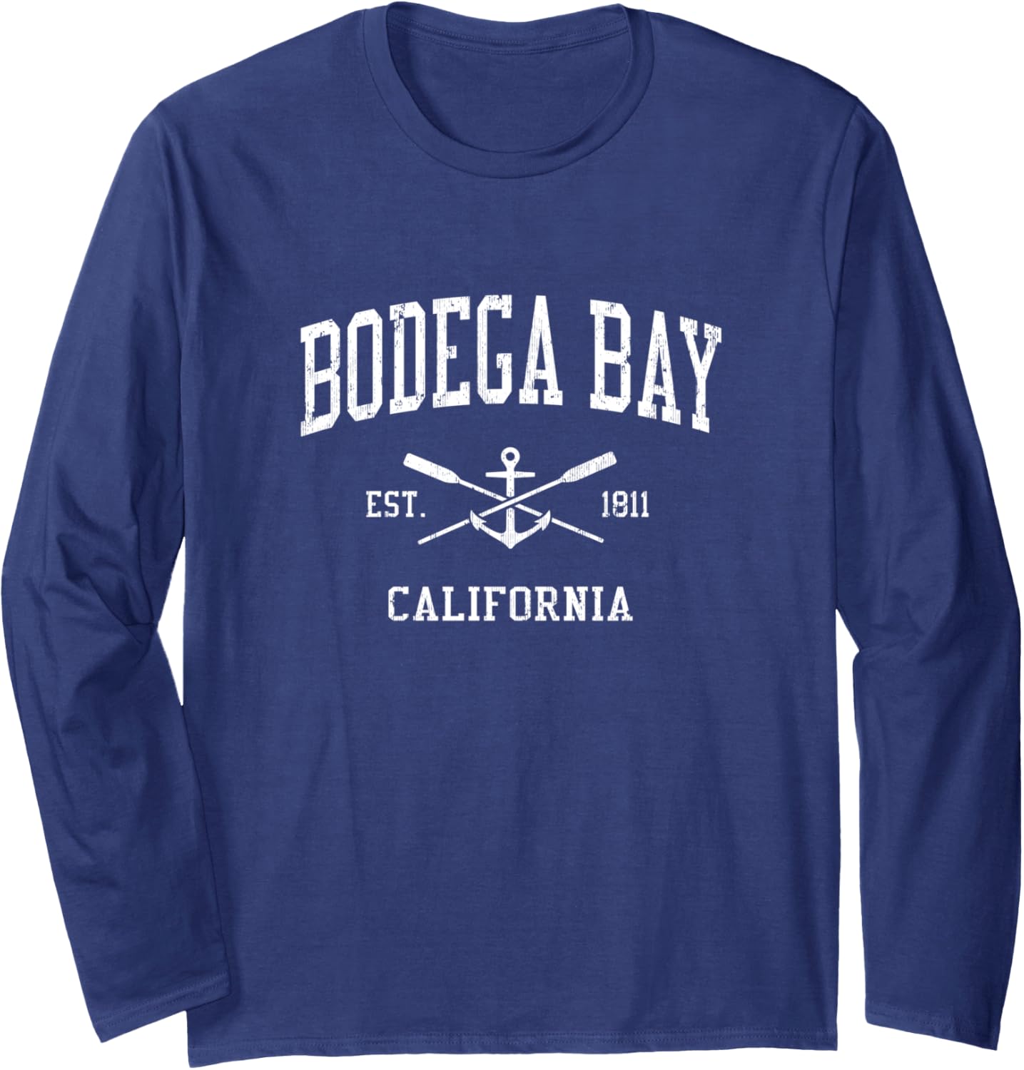 Bodega Bay Ca Vintage Crossed Oars Boat Anchor